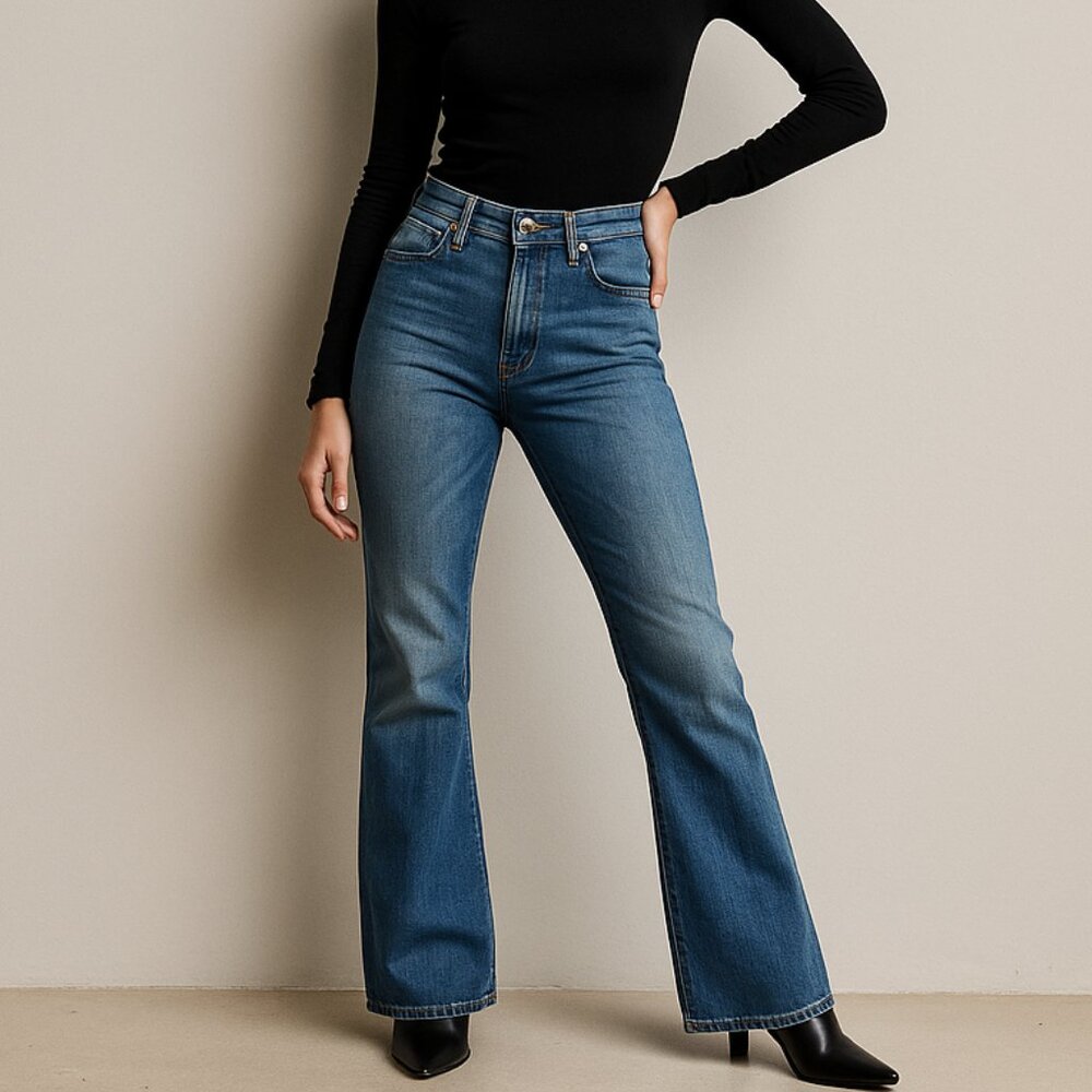 Citizens Of Humanity Blue Flare Jeans